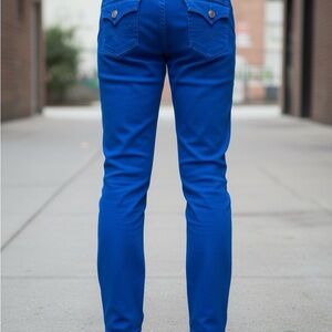 True Religion Royal Blue Skinny Jeans